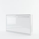 CP-05 Horizontal Wall Bed Concept in White Gloss [EU Large Single]