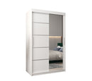 Verona 02 Sliding Door Wardrobe 120cm in White