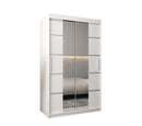 Verona 04 Sliding Door Wardrobe 120cm in White