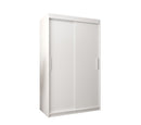 Tokyo Sliding Door Wardrobe 120cm in White