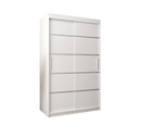 Verona 01 Sliding Door Wardrobe 120cm in White