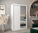 Tokyo II Sliding Door Wardrobe 120cm in White