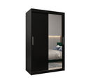 Tokyo II Sliding Door Wardrobe 120cm in Black