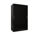 Tokyo Sliding Door Wardrobe 120cm in Black