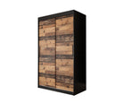 Tilburg Sliding Door Wardrobe 120cm in Dark Oak