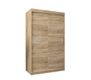 Tokyo Sliding Door Wardrobe 120cm in Oak Sonoma