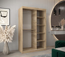 Elypse Sliding Door Wardrobe 120cm in Oak Sonoma
