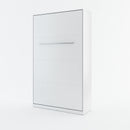 CP-02 Vertical Wall Bed Concept in White Matt [EU Large Single]