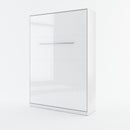 CP-01 Vertical Wall Bed Concept in White Gloss [EU Double]