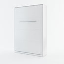 CP-01 Vertical Wall Bed Concept in White Gloss [EU Double]