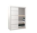 Verona 02 Sliding Door Wardrobe 150cm in White