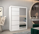 Verona 02 Sliding Door Wardrobe 150cm in White