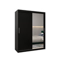 Tokyo II Sliding Door Wardrobe 150cm in Black