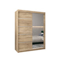 Verona 02 Sliding Door Wardrobe 150cm in Oak Sonoma