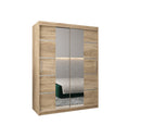 Verona 04 Sliding Door Wardrobe 150cm in Oak Sonoma