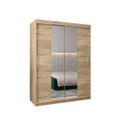 Tokyo I Sliding Door Wardrobe 150cm in Oak Sonoma