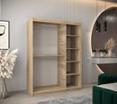 Verona 04 Sliding Door Wardrobe 150cm in Oak Sonoma