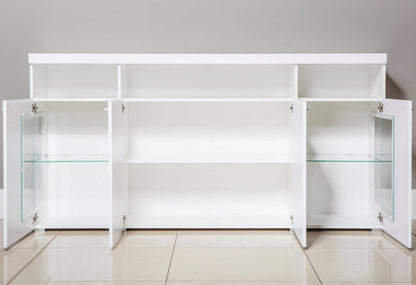India 42 Display Sideboard Cabinet in White