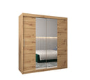 Tokyo I Sliding Door Wardrobe 180cm in Oak Artisan