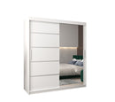 Verona 02 Sliding Door Wardrobe 180cm in White