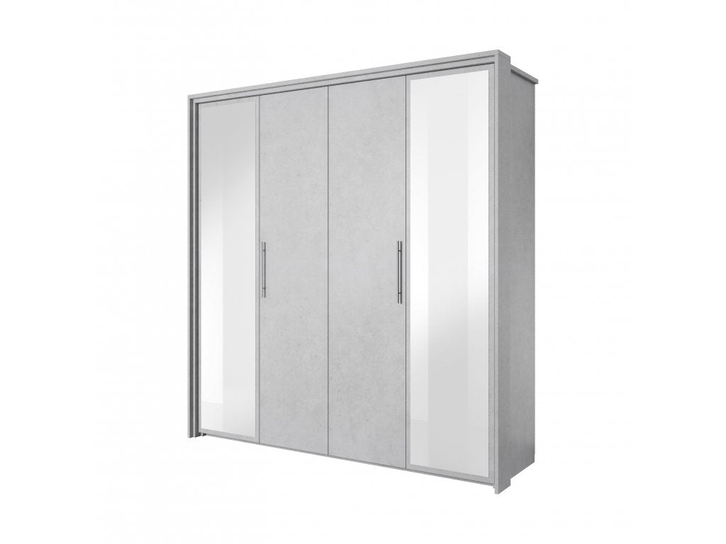 Aurelia Hinged Door Wardrobe 206cm in Silk