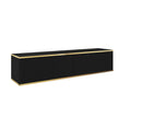 Moro Floating TV Cabinet 135cm in Black