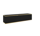 Oro Floating TV Cabinet 135cm in Black