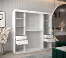 Tokyo III Sliding Door Wardrobe 200cm in White