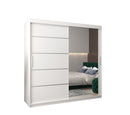 Verona 02 Sliding Door Wardrobe 200cm in White