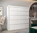 Verona 01 Sliding Door Wardrobe 200cm in White