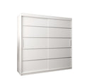 Verona 01 Sliding Door Wardrobe 200cm in White