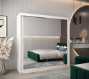 Tokyo III Sliding Door Wardrobe 200cm in White