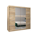 Verona 04 Sliding Door Wardrobe 200cm in Oak Sonoma