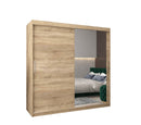 Tokyo II Sliding Door Wardrobe 200cm in Oak Sonoma