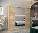 Tokyo I Sliding Door Wardrobe 200cm in Oak Sonoma