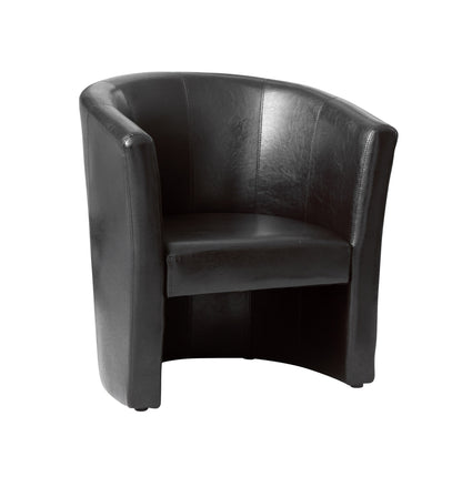 Unique Skirt Design Tub Chair also suitable for Commercial Use in Black