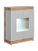 Berlin Display Cabinet in Grey Matt