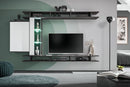 Game Entertainment Unit in Oak Graphite