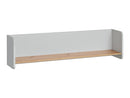 Vivero Wall Shelf 134cm in Pearl Grey