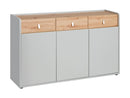 Vivero Sideboard Cabinet 139cm in Pearl Grey