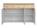 Vivero Sideboard Cabinet 139cm in Pearl Grey