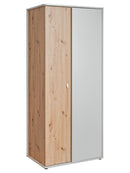 Vivero Wardrobe 84cm in Pearl Grey