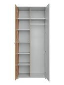 Vivero Wardrobe 84cm in Pearl Grey