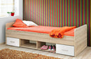 Dino DI-04 Bed with Drawers in Oak Sonoma