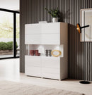 Toledo 42 Sideboard Display Cabinet in White