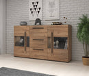 Tulsa 28 Display Sideboard Cabinet in Oak Grandson