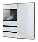 Ontario Display Cabinet in White Gloss