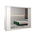 Tokyo II Sliding Door Wardrobe 250cm in White