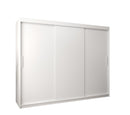 Tokyo Sliding Door Wardrobe 250cm in White