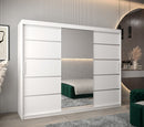 Verona 02 Sliding Door Wardrobe 250cm in White